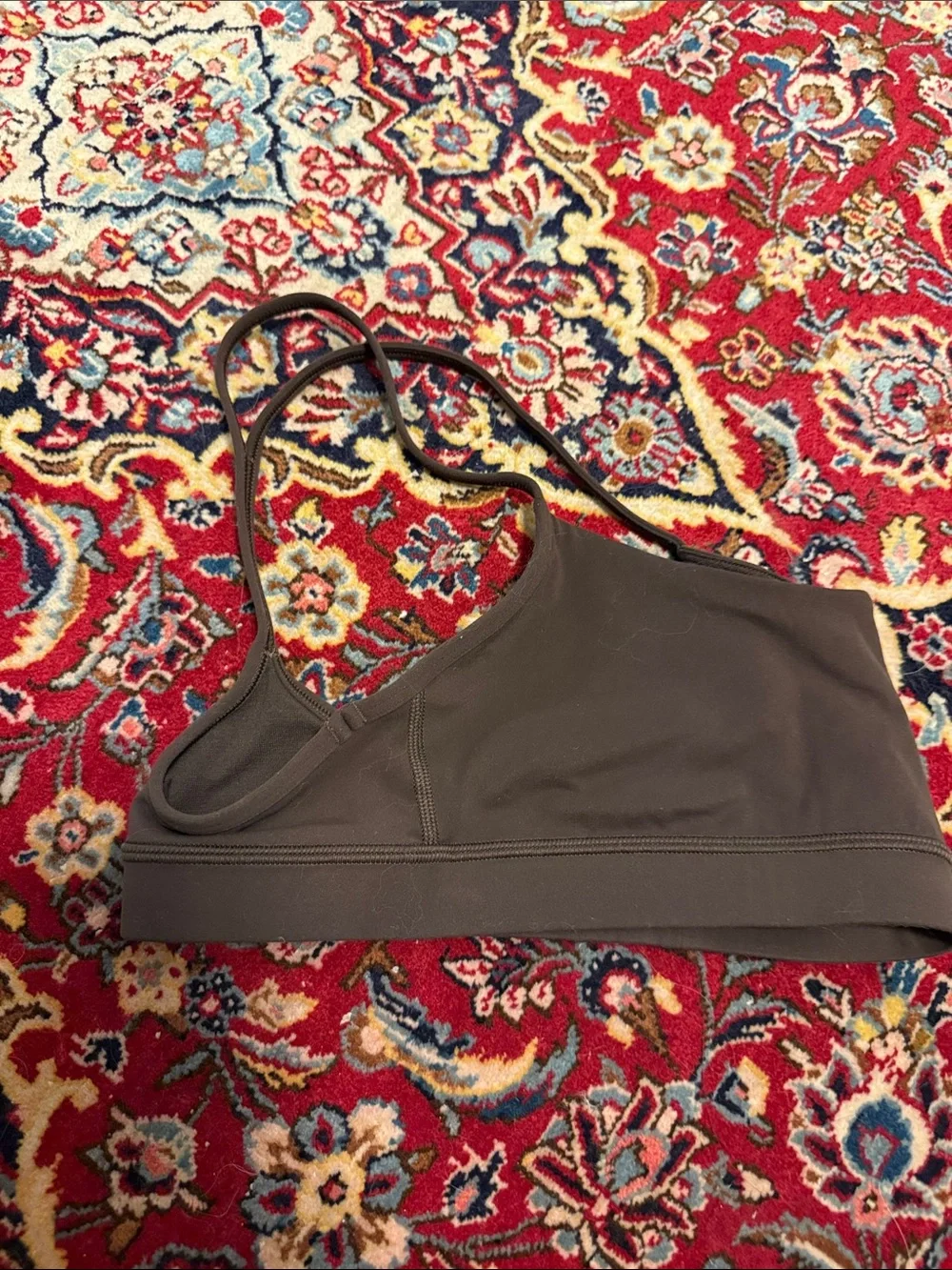 lululemon athletica Brown Strappy Light-Support Sports Bra